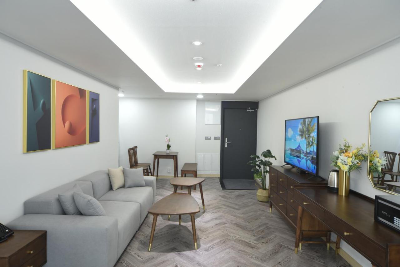 Haeundae Central Hotel Busan Bagian luar foto
